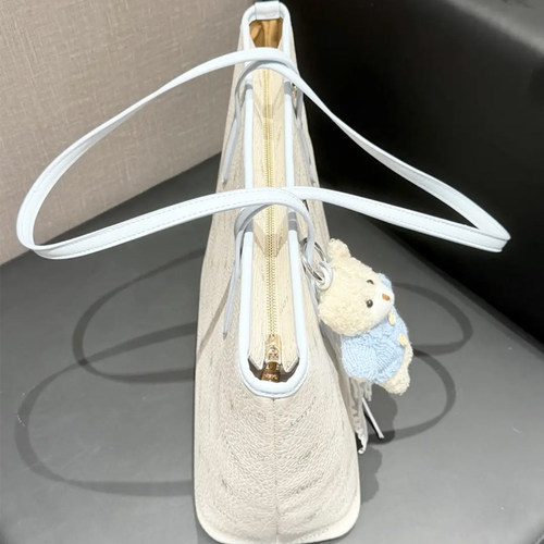 迪士尼包包正品史迪奇碎花菜篮子托特包女2025秋冬新款手提斜挎包