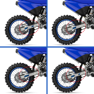YZ250F YZ250FX YZ250X YZ85 越野摩托车反光贴纸适用雅马哈YZ250