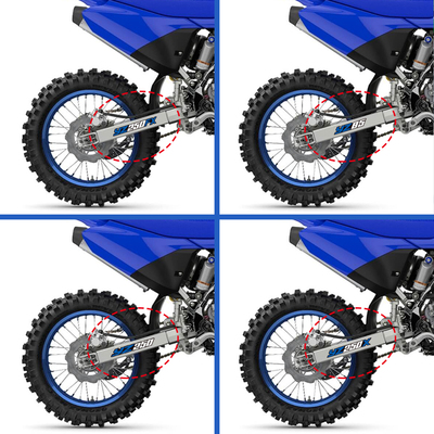 越野摩托车反光贴纸适用雅马哈YZ250 YZ85 YZ250FX YZ250F YZ250X