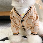 猫咪衣服秋冬季 毛衣泰迪比熊博美小型犬奶狗奶猫宠物狗狗衣服开衫