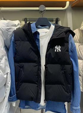 2025秋冬季男女情侣加厚羽绒马甲连帽拉链时尚百搭3ADVB1046