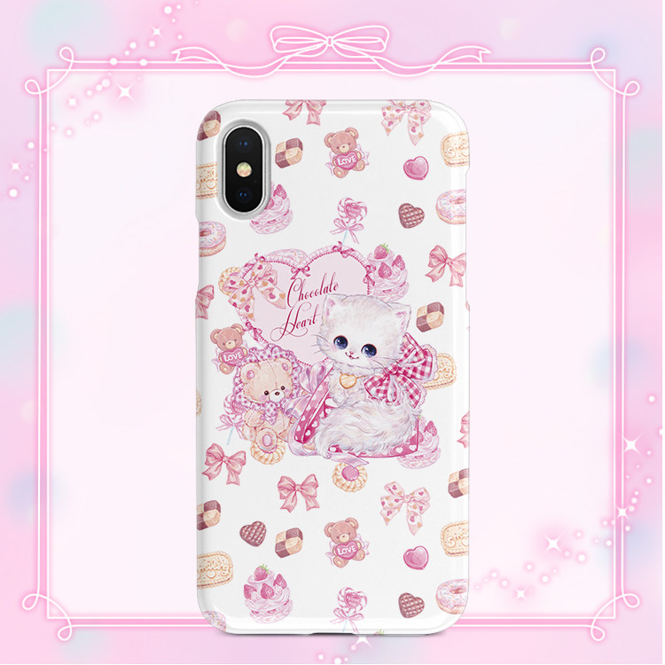 日韩系少女心猫咪适用于iPhone8plus手机壳xs r软11promax壳1213