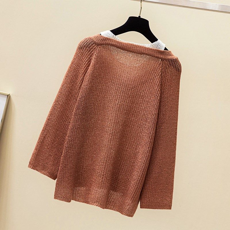 加肥加大碼短袖針織衫女加肥大碼女裝假兩件藏肉長袖針織衫 200斤在類目 女裝/女士精品, 大碼女裝中 - 來自Buy2taobao.com提供專業的淘寶代購服務