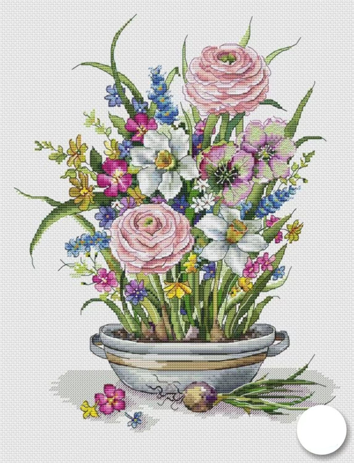 刘年锦绣绣正品法国DMC线十字绣