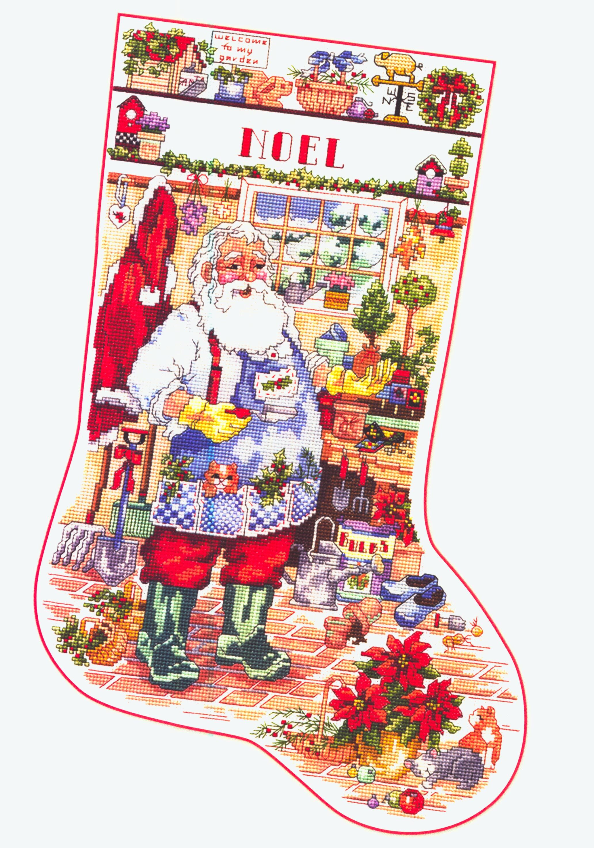 刘年锦绣正品法国dmc线自配十字绣套件非印花欢迎来到我的花园