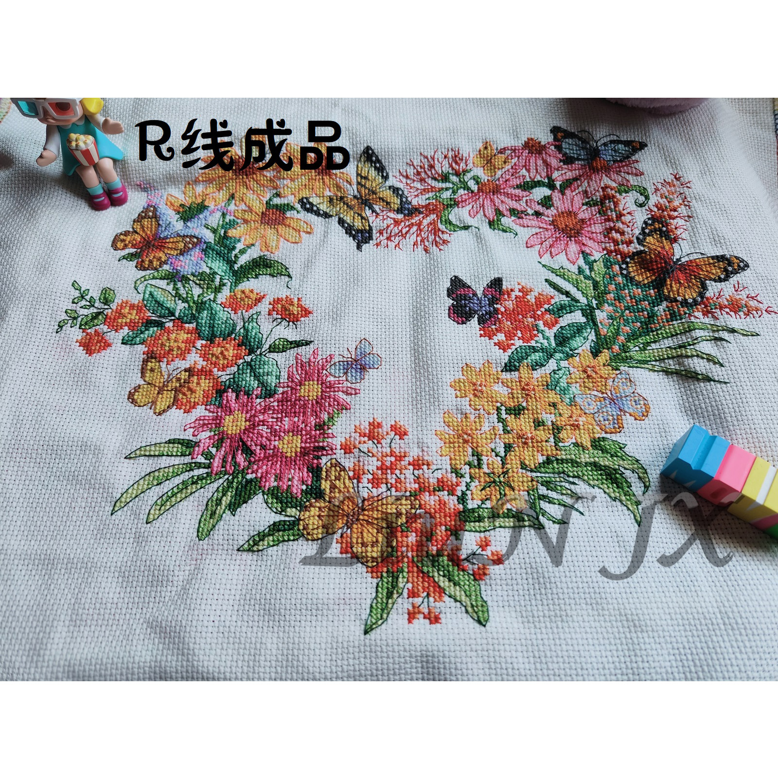 刘年锦绣 正品DMC线R线十字绣自配套件 非印花 DIM70-35336