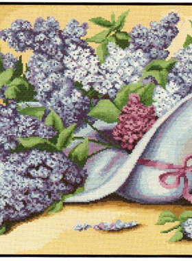 刘年锦绣 正品DMC绣线十字绣自配套件 非印花 Luca-S B464  丁香