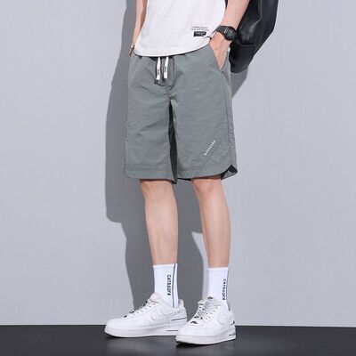男士休闲裤夏季薄款速干冰丝