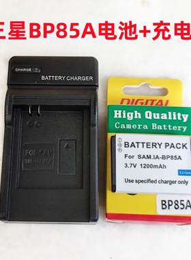 三星PL210 SH100 WB210 ST200 ST205F数码照相机BP85A电池+充电器