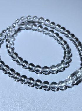 天然喜马拉雅水晶5MM双圈手链