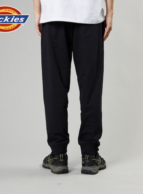 Dickies帝酷适秋冬刺绣小logo印花休闲宽松运动卫裤男女情侣