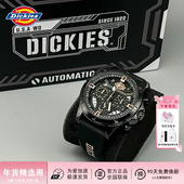 Dickies手表正品 新年好礼 男学生三眼计时多功能防水机械风