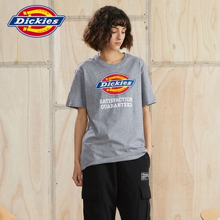 Dickies短袖 纯棉潮舒适背部印花大logo上衣女 T恤男25春夏新款