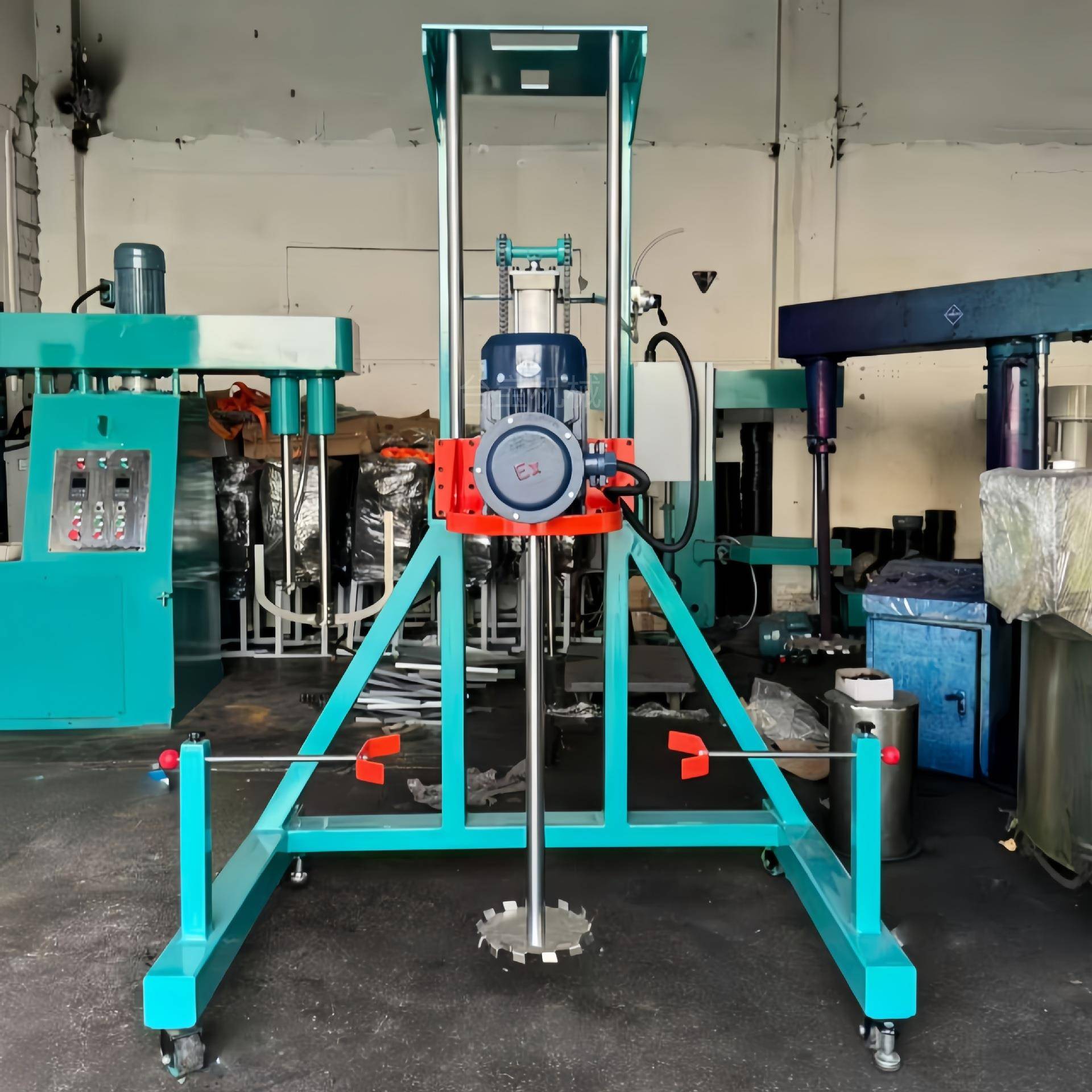 供应电动升降分散机涂料油漆搅拌机 树脂分散机简易分散机