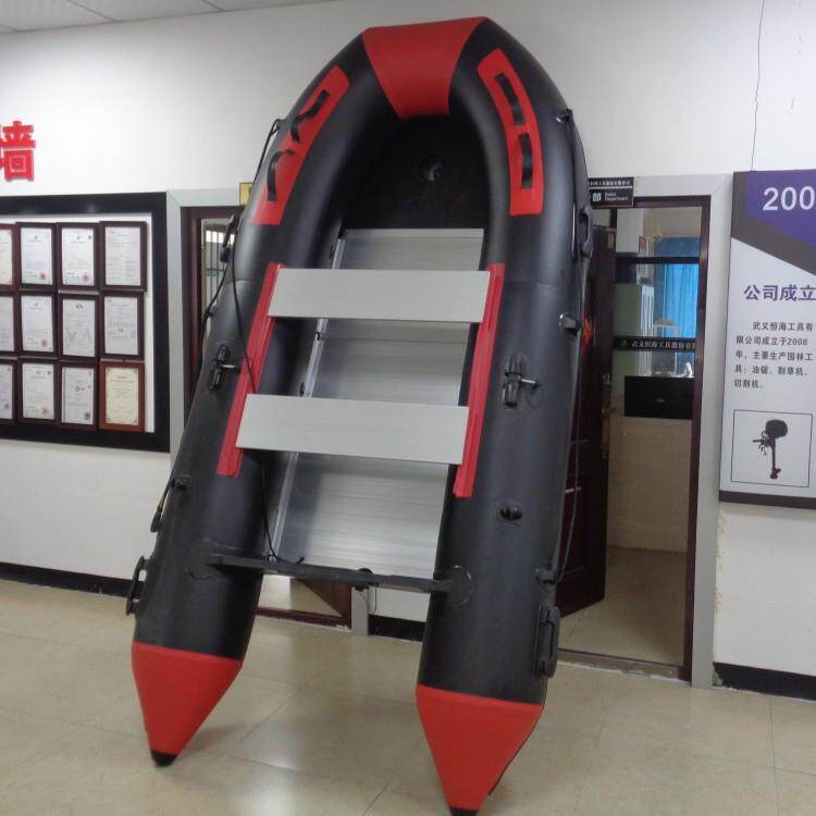 救灾冲锋舟小型PVC折叠充气船水上运动橡皮艇大小型号可选厂家