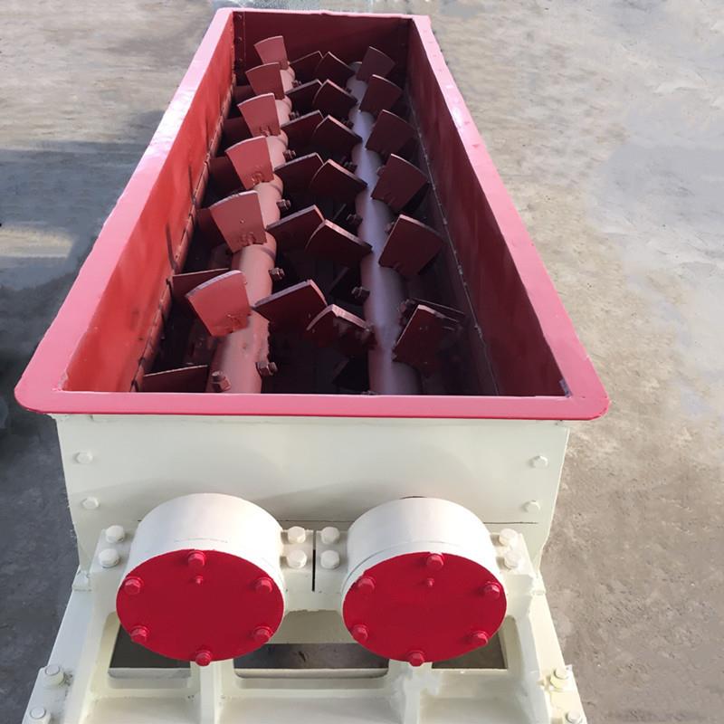 双轴桨叶饲料混合机 双轴高速混合机 双螺旋混合机物料搅拌机