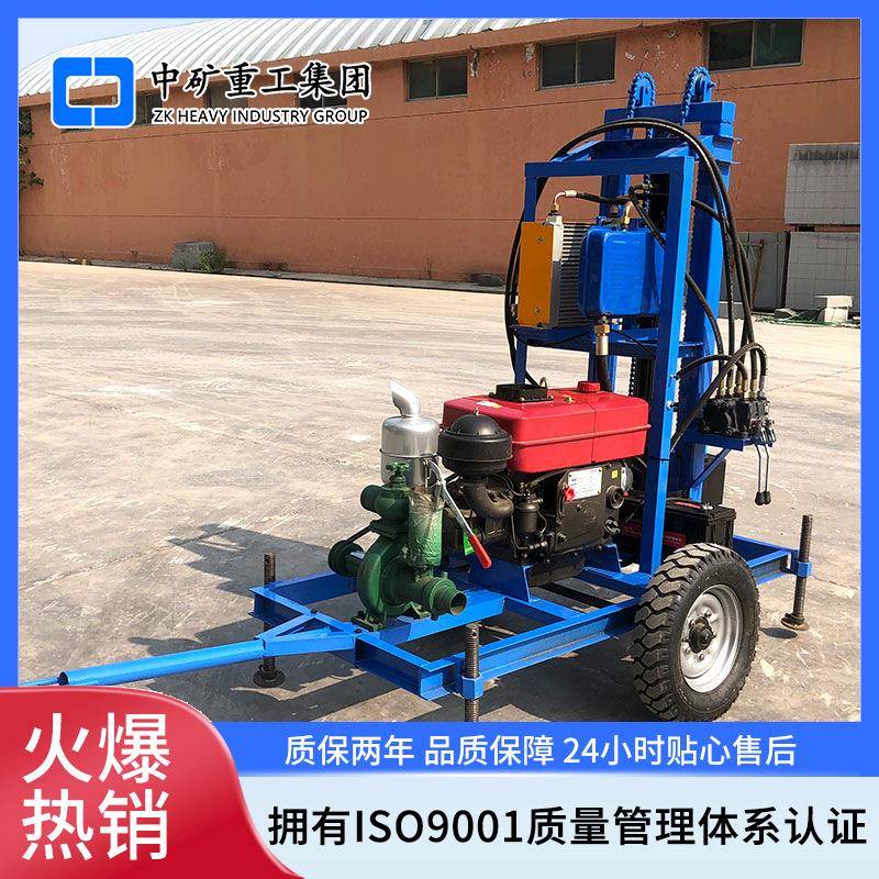 履带式柴油打井机使用简单 满足多样需求农田灌溉井水打井钻井机