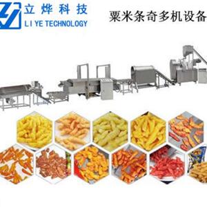 奇多粟米条小辣椒玉米棒条专用生产线 休闲食品膨化机设备