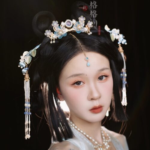 流苏浆果森林发饰格格间古风