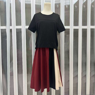 2026夏季新款时尚轻奢高级感小个子宽松显瘦中长款女装短袖连衣裙
