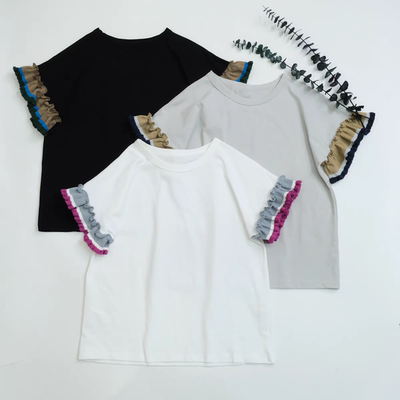 时尚减龄碎花上衣印花短袖体恤衫