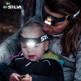 高增亮可充电超轻头灯户外跑步运动越野跑 3XTH加强版 SILVA Scout