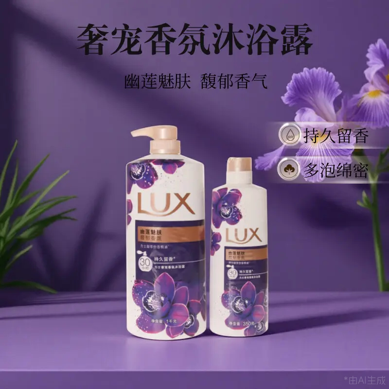 力士幽莲魅肤沐浴露留香30小时