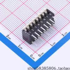 NPH08GK   2.54mm间距 8P琴键式 黑色侧拨开关  价格以咨询为准