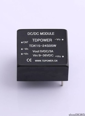 TDK15-24S05W   Vin=9V~36V Vout=5.05V 3A  价格以咨询为准
