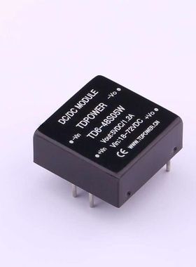 TD6-48D05  Vin=36V~72V Vout=±5.05V 600mA 可正负配置