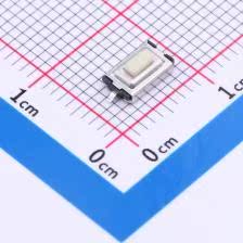 YTS1C0052AWG00   白色按键头3.6x6.1x2.5 250gf两脚贴片