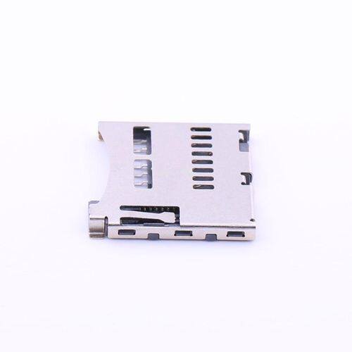 XKTF-001B   拔插式 MicroSD卡(TF卡) 卡座 内焊 常开