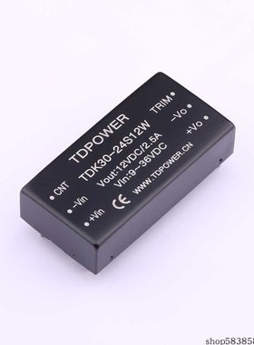 TDK30-24S12W  Vin=9V~36V Vout=12V 2.5A  价格以咨询为准
