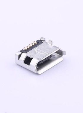 920-C52A2021S10105   Micro-B 母座 卧贴 有边无柱SMT短端