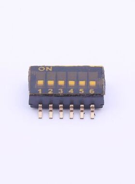 DSHP06TJGER   6位 1.27mm脚距内弯脚 拨码开关 价格以咨询为准