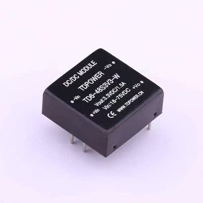 TD6-48S3V3-W  Vin=18V~72V Vout=3.3V 1.5A  价格以咨询为准