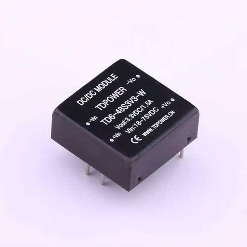 TD6-48S3V3-W  Vin=18V~72V Vout=3.3V 1.5A  价格以咨询为准