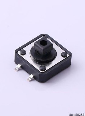 TS-1094T-B2D1 轻触开关12*12*7.3mm方头插件四脚DIP黑柄180gf