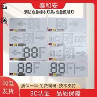 泰和安集中电源消防应急指示牌DC36V消防应急疏散标志灯具