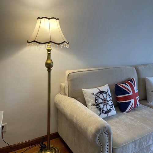 欧式风落地卧室led铁艺床头台灯