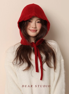 100%全羊毛辫子巴克拉法帽女秋冬