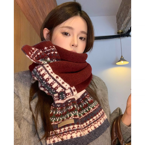 秋冬图画费尔岛男女秋冬保暖百搭