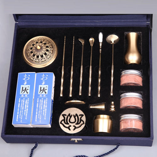 香道用具入门套装纯铜仿古