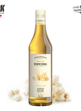 ODK爆米花风味糖浆750ml意大利进口圣诞新年主题风味拿铁甜品调酒