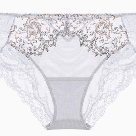 LC22PN1挚爱RED刺绣蕾丝中腰三角内裤