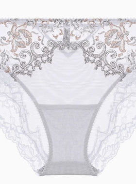 LC22PN1挚爱RED刺绣蕾丝中腰三角内裤