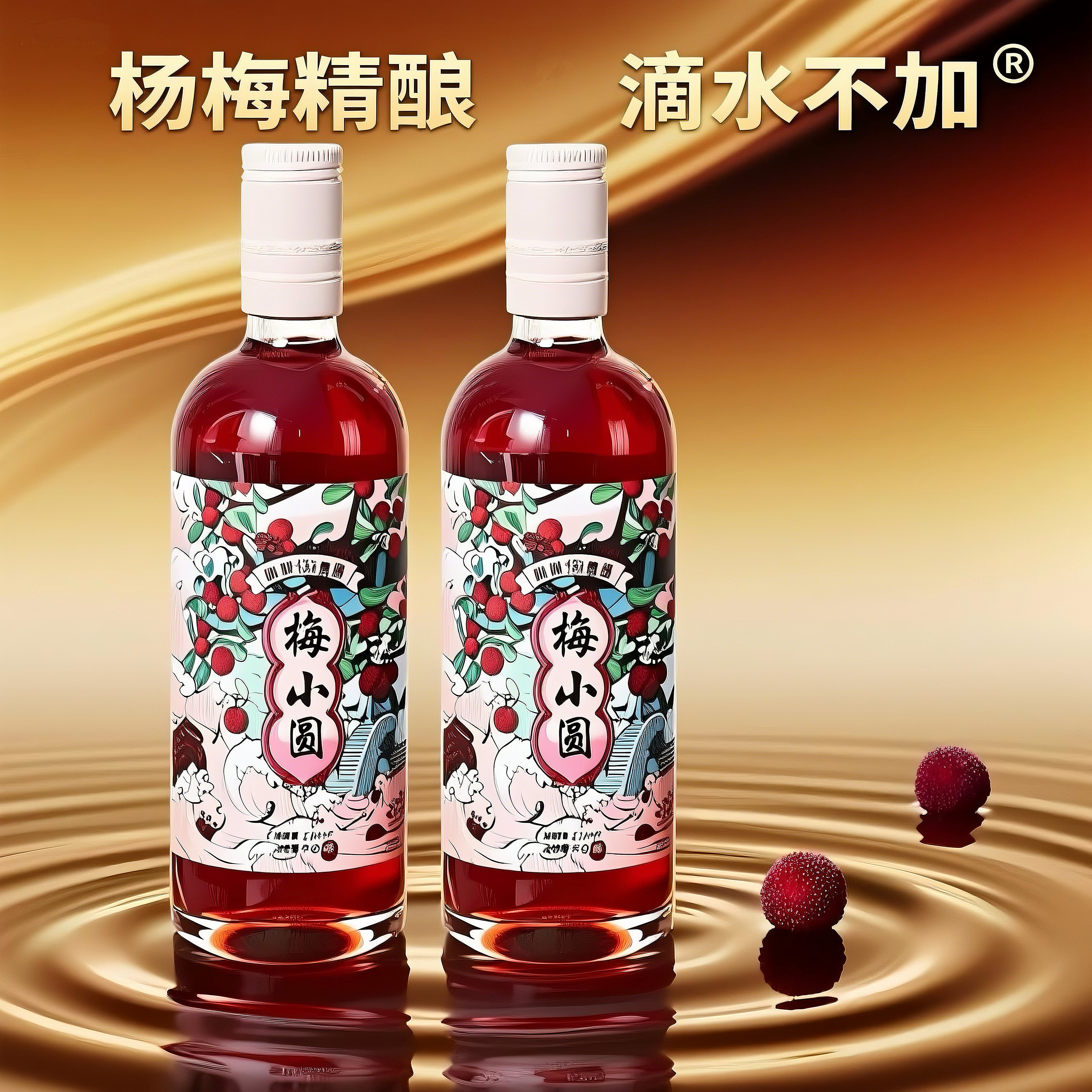 梅小圆微醺送礼红酒发酵低度女士