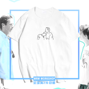 Call me by your name 请以你的名字呼唤我简笔画电影周边T恤短袖