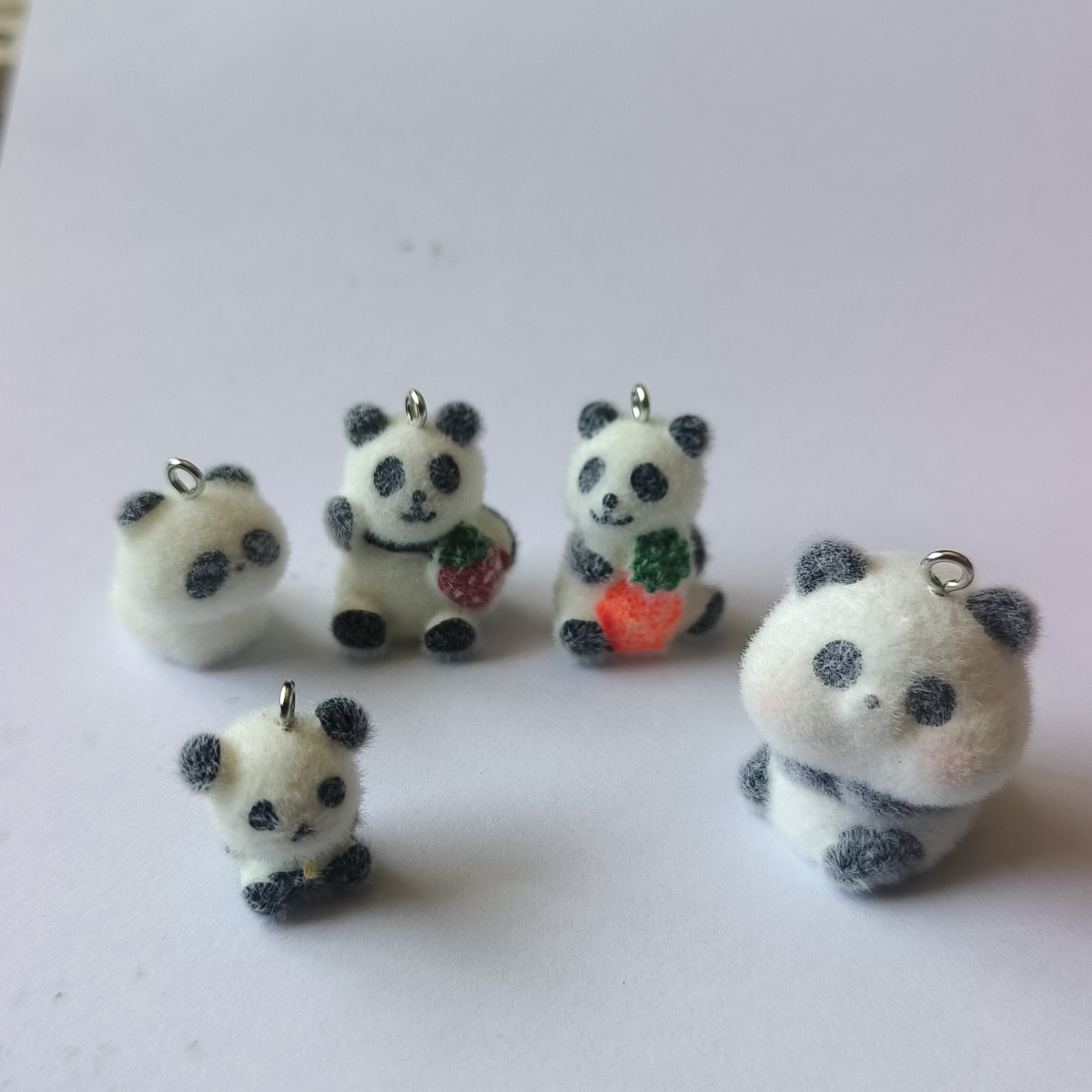 潮玩植绒小公仔熊猫国宝手机挂绳