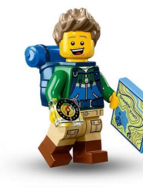 【MB】乐高 Lego 71013 第16季人仔抽抽乐 #6 登山者 指南针 原封